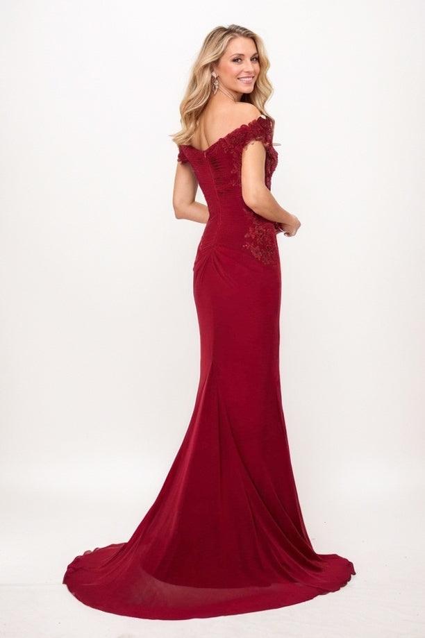 Trumpet-Mermaid Maxi Chiffon Mother Of The Bride Dress CM0321 - COCOMELODY