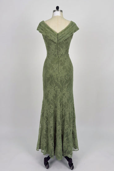 Sheath Maxi Lace Mother Of The Bride Dress CM0325