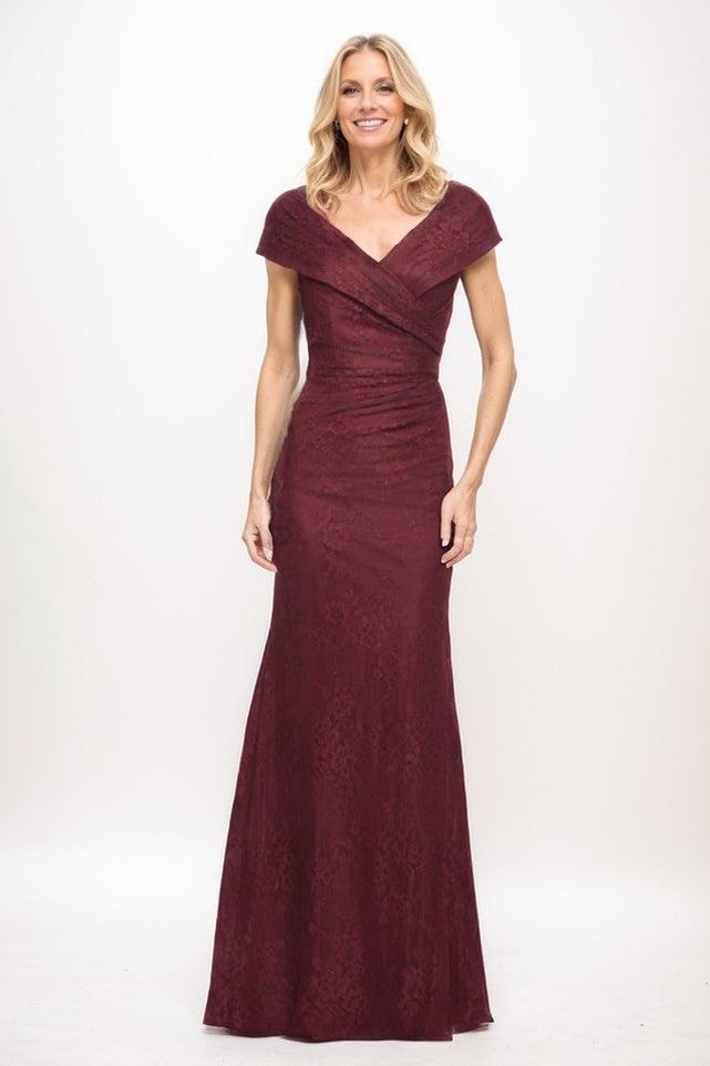 Sheath Maxi Elastic Satin Mother Of The Bride Dress CM0325 - COCOMELODY