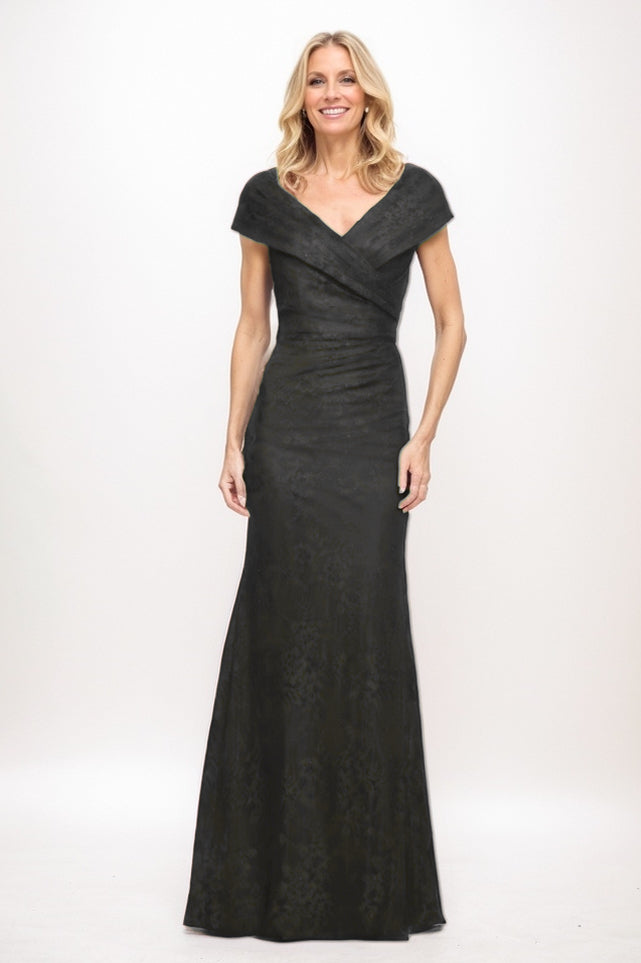 Sheath Maxi Elastic Satin Mother Of The Bride Dress CM0325