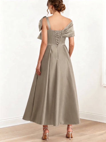 A Line Off The Shoulder Mother Dresses with Bows CM0333
