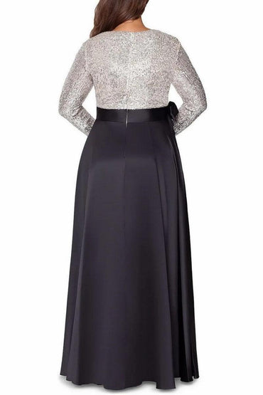 A Line V Neck Long Sleeves Sequins Mother Of The Bride Dresses CM0334 - COCOMELODY