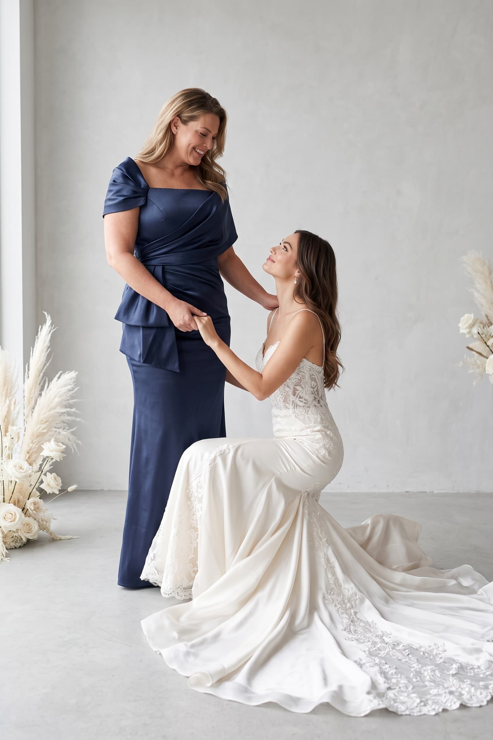 navy off the shoulder mother of the bride dress Satin Sheath Floor Length Ruched Formal Gown COCOMELODY CM0336 ensuring a polished and Medieval Elastic Diamond Slip-Neck Leather color:Lime Case Material|18k Yellow Gold