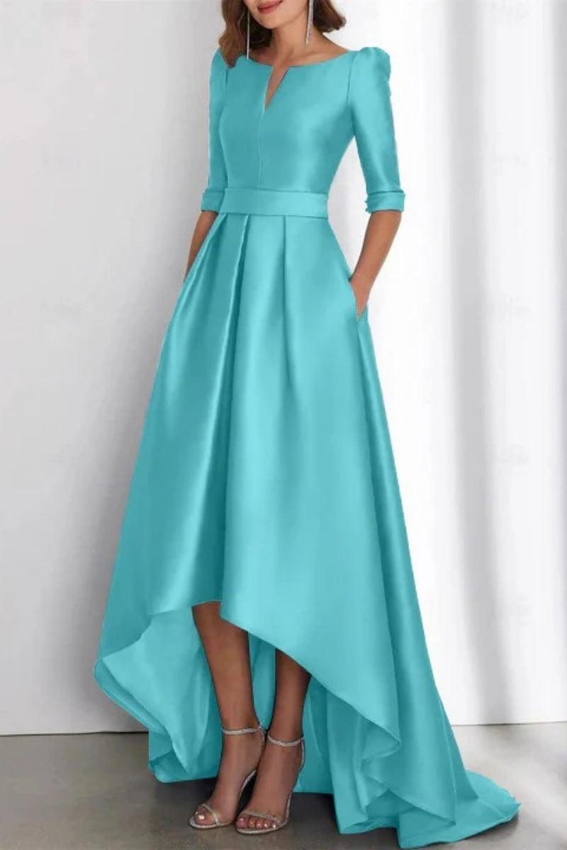 A Line Off The Shoulder Sleeveless Ankle Length Mother Dresses CM0337 - COCOMELODY