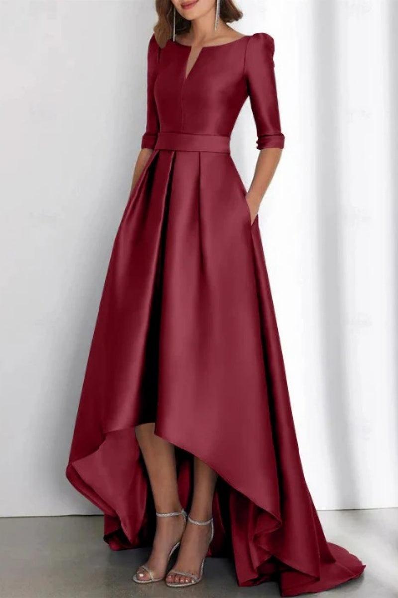 A Line Off The Shoulder Sleeveless Ankle Length Mother Dresses CM0337 - COCOMELODY