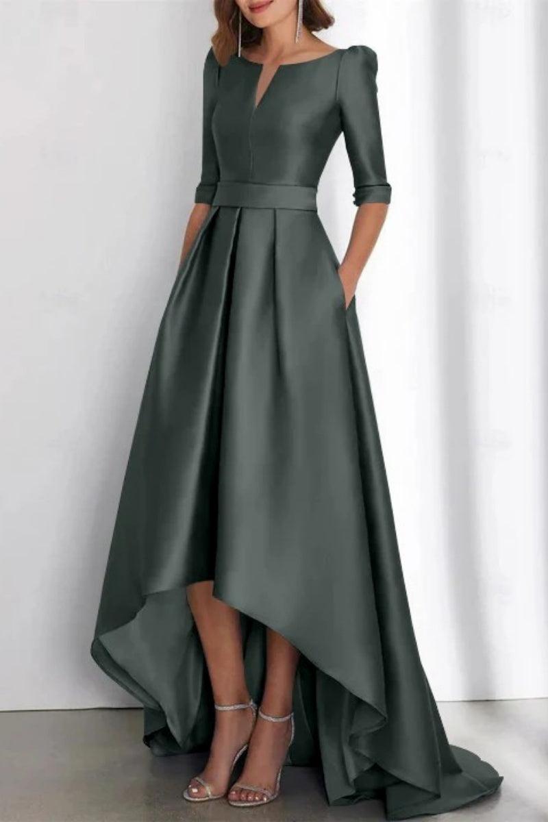 A Line Off The Shoulder Sleeveless Ankle Length Mother Dresses CM0337 - COCOMELODY
