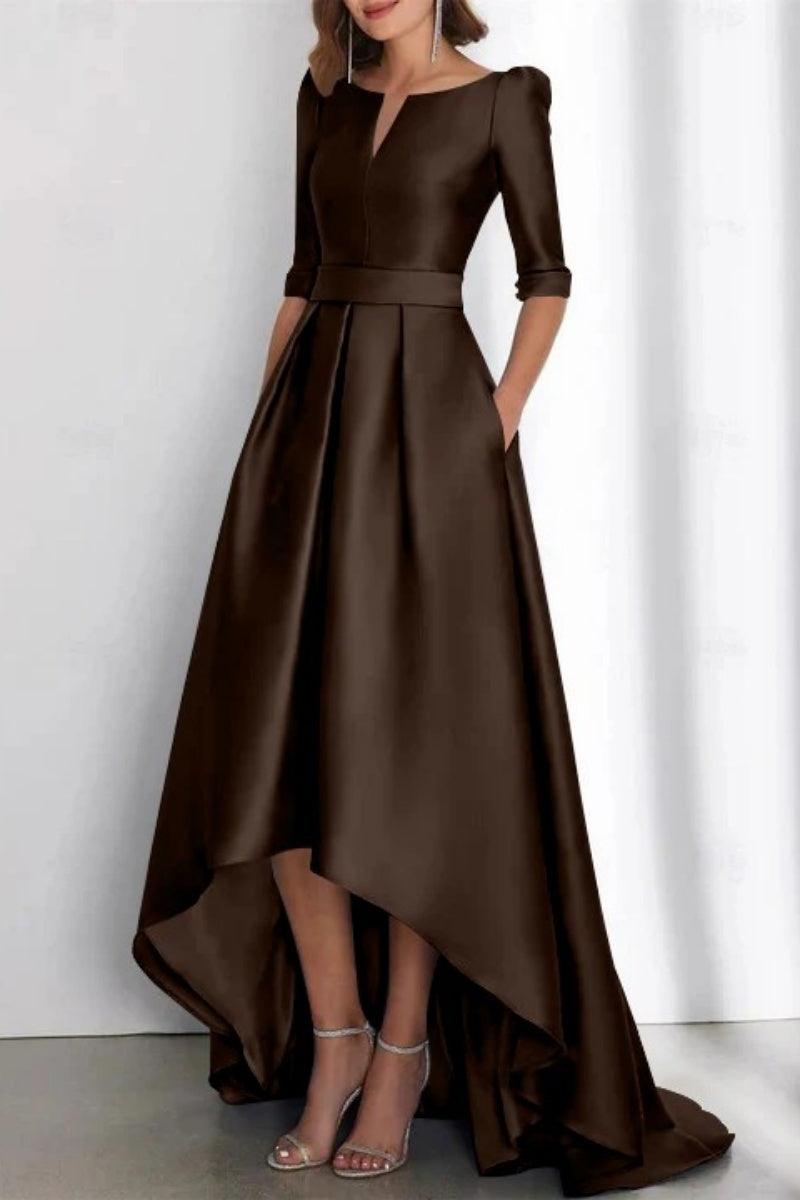 A Line Off The Shoulder Sleeveless Ankle Length Mother Dresses CM0337 - COCOMELODY