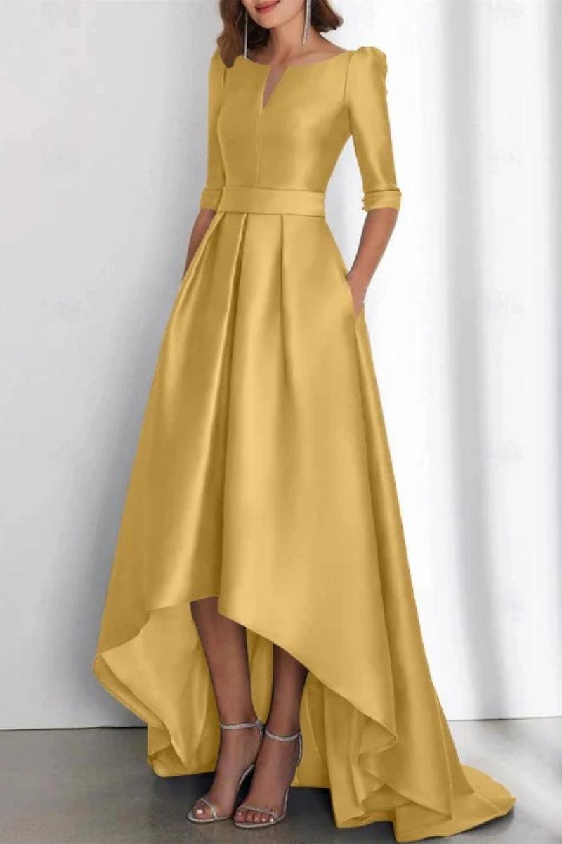 A Line Off The Shoulder Sleeveless Ankle Length Mother Dresses CM0337 - COCOMELODY