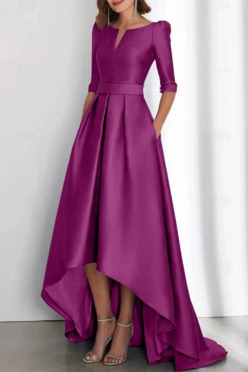 A Line Off The Shoulder Sleeveless Ankle Length Mother Dresses CM0337 - COCOMELODY