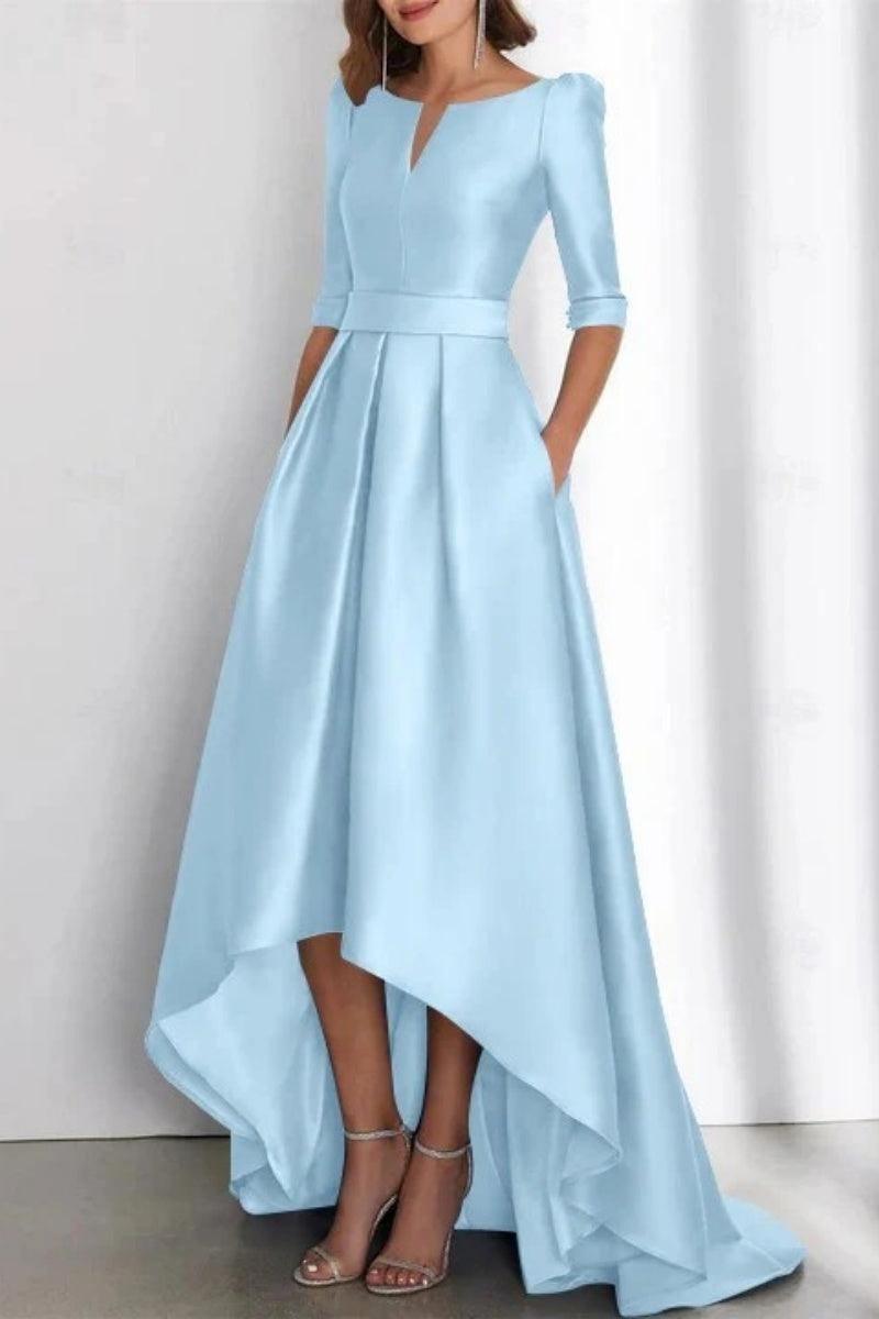 A Line Off The Shoulder Sleeveless Ankle Length Mother Dresses CM0337 - COCOMELODY