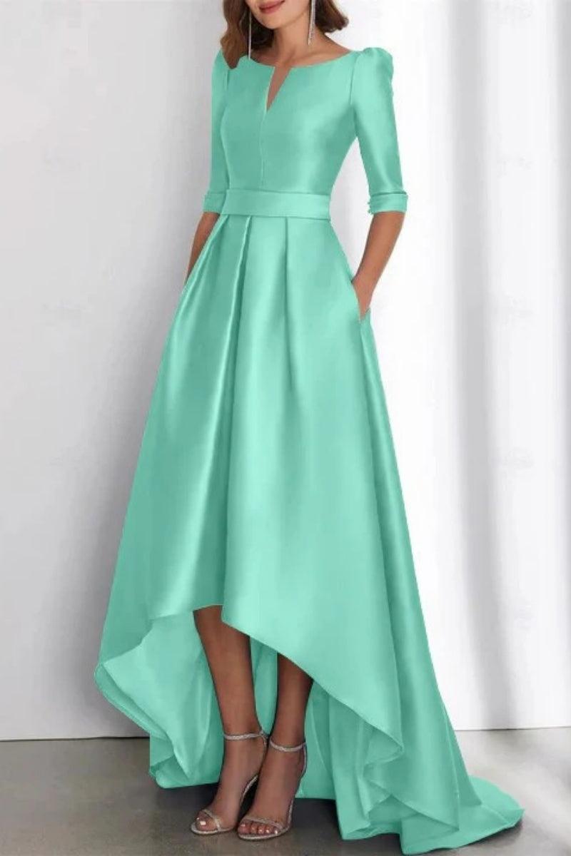 A Line Off The Shoulder Sleeveless Ankle Length Mother Dresses CM0337 - COCOMELODY