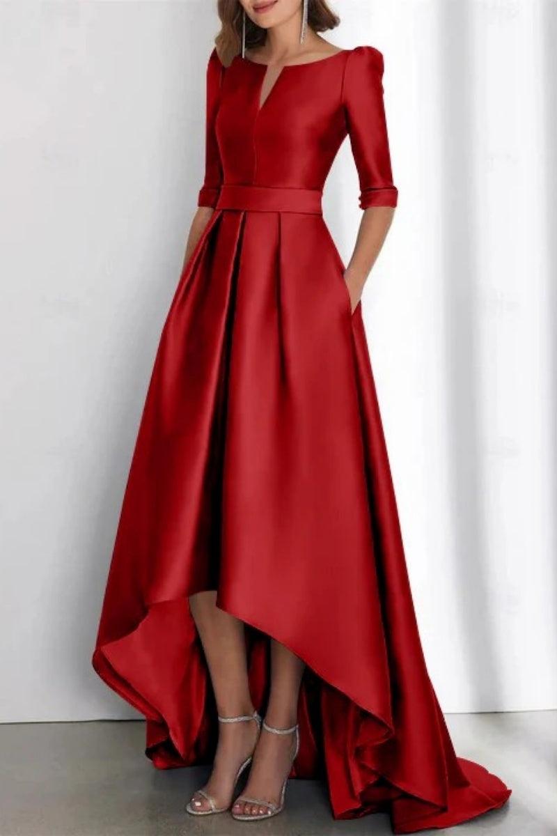 A Line Off The Shoulder Sleeveless Ankle Length Mother Dresses CM0337 - COCOMELODY