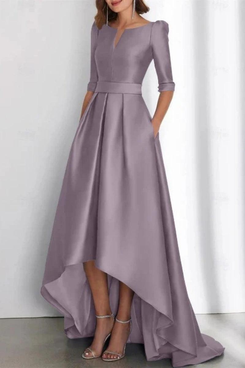 A Line Off The Shoulder Sleeveless Ankle Length Mother Dresses CM0337 - COCOMELODY