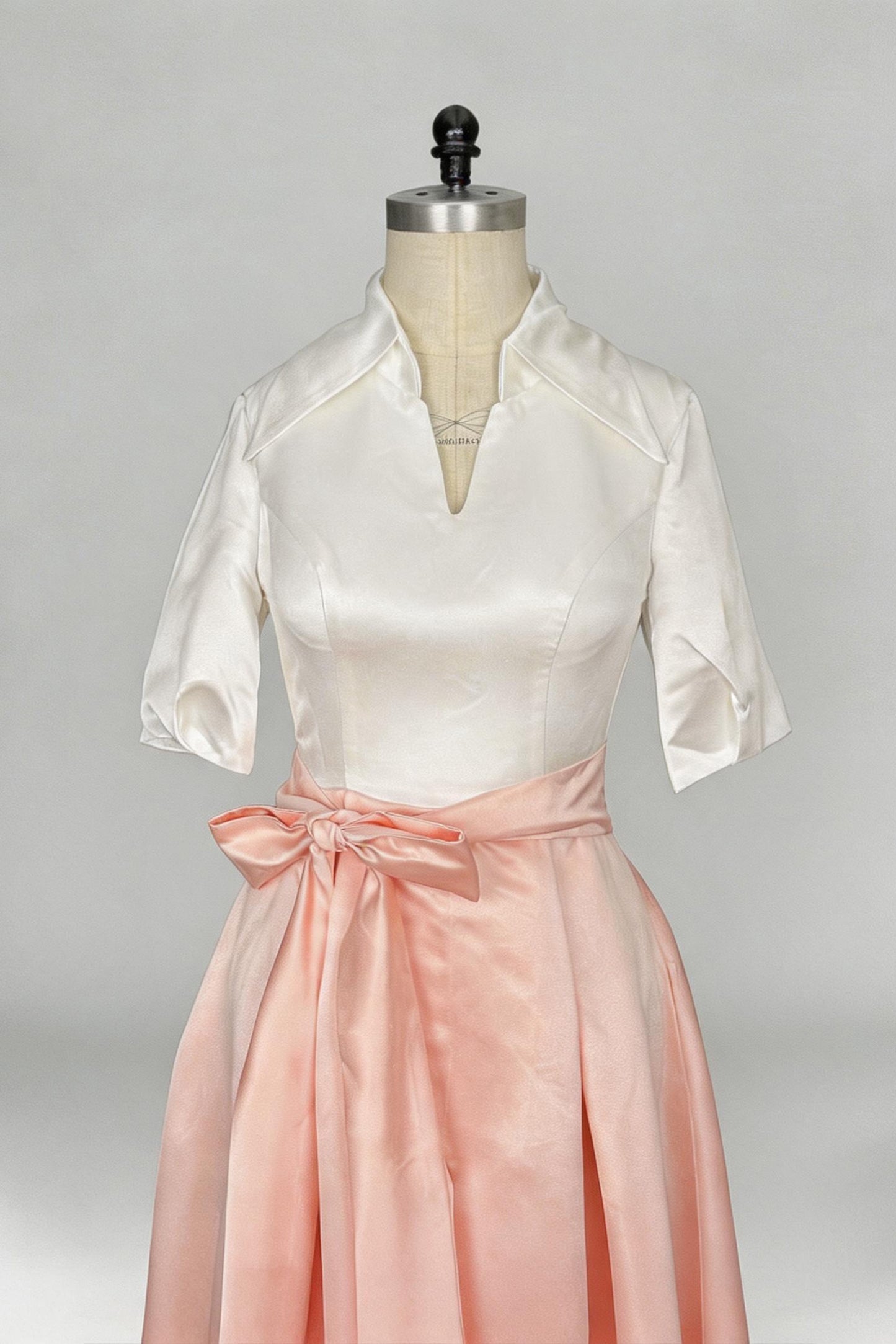 A Line Shirt Collar Short Sleeves Floor Length 2 pieces Mother Dresses CM0347