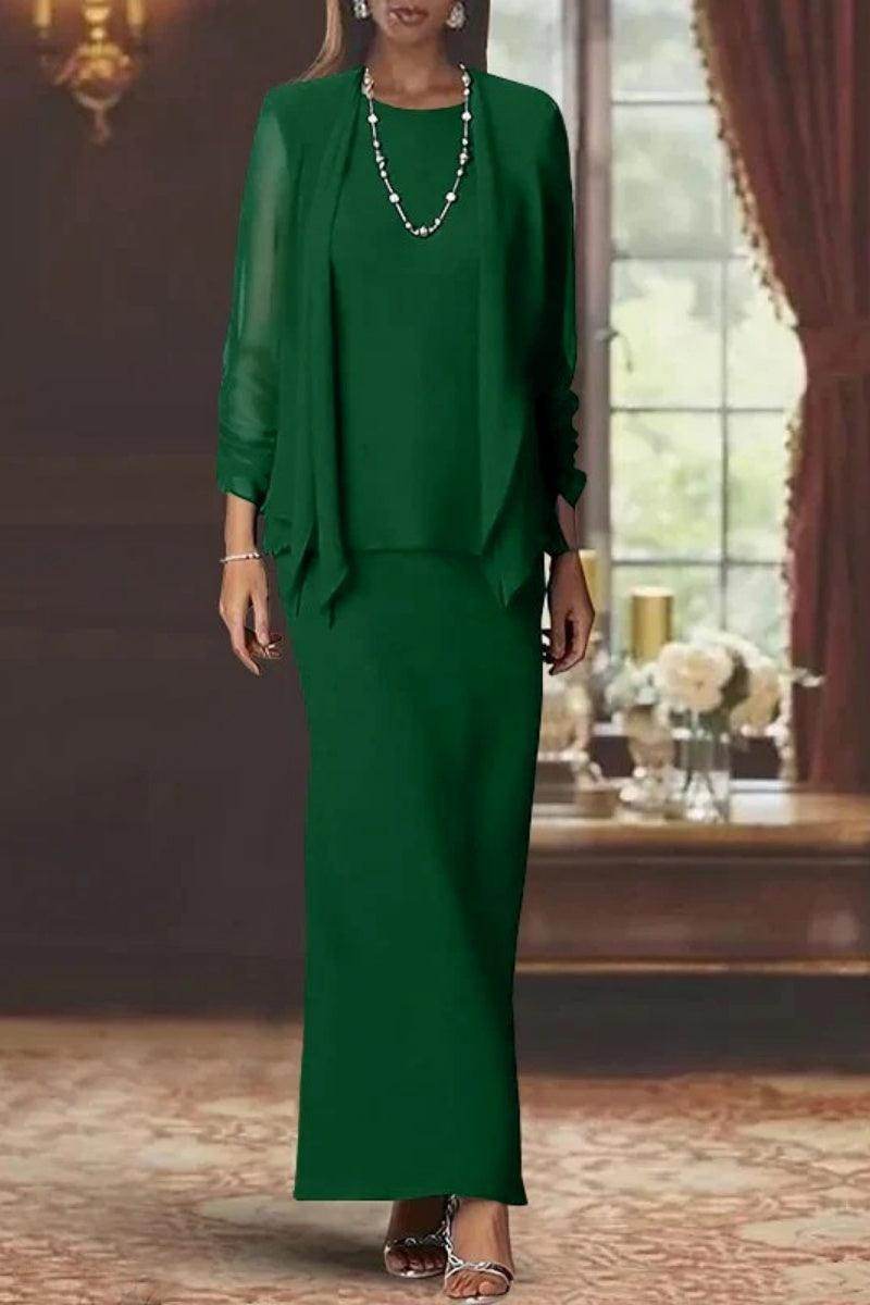 Green Mother of the Bride & Groom Dresses COCOMELODY Green Mother of the Bride & Groom Dresses COCOMELODY