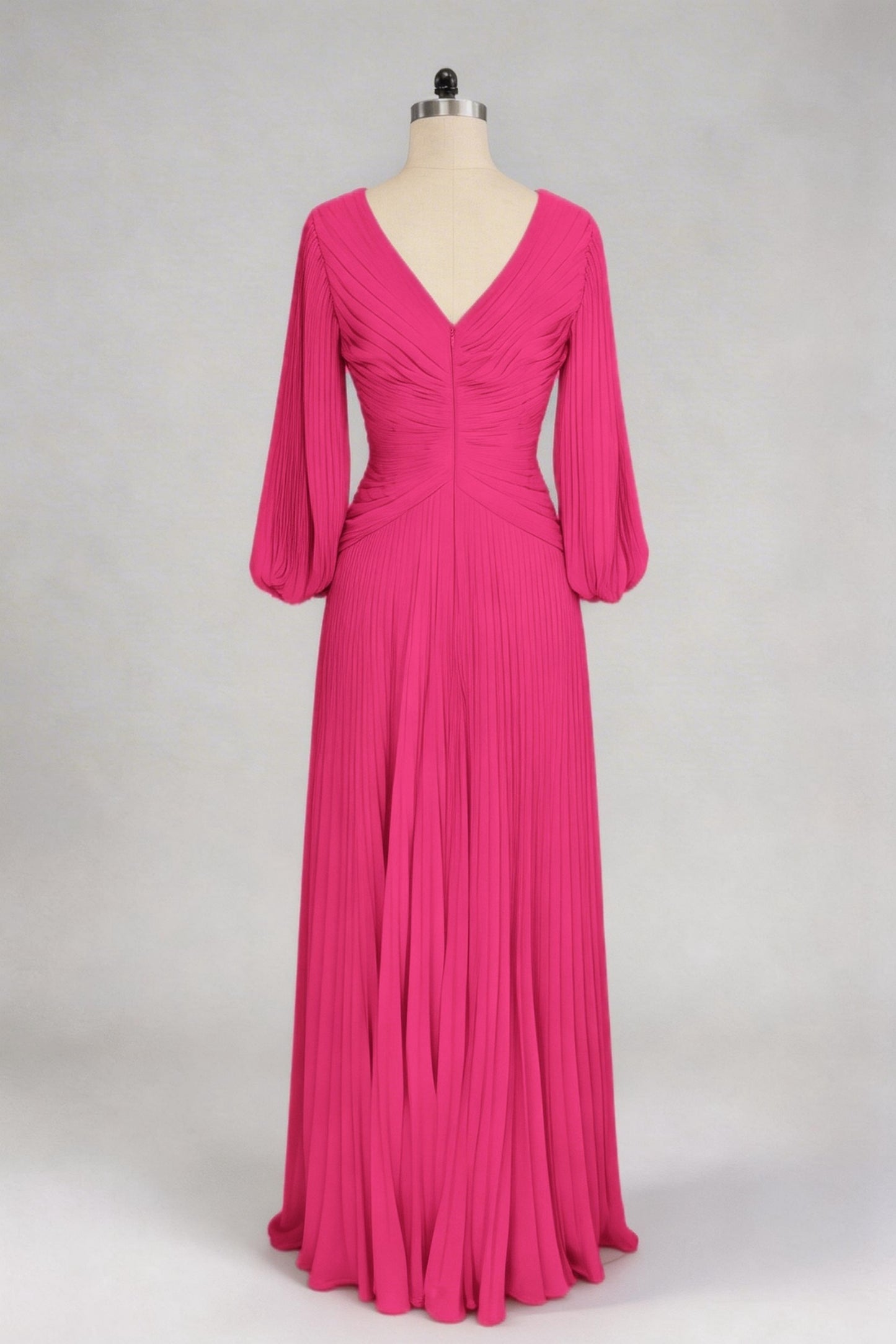 A Line V-Neck Mother of the Bride Dresses with Ruched CM0367