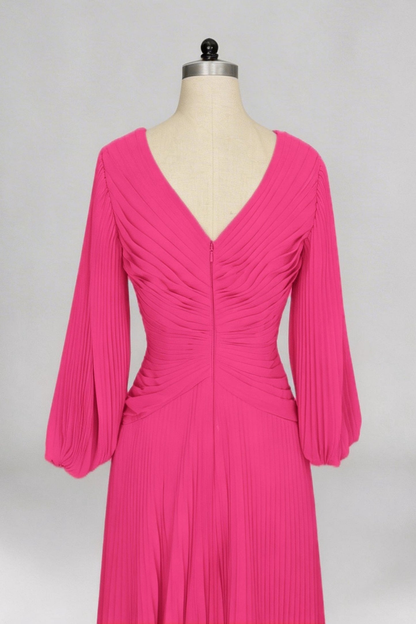 A Line V-Neck Mother of the Bride Dresses with Ruched CM0367