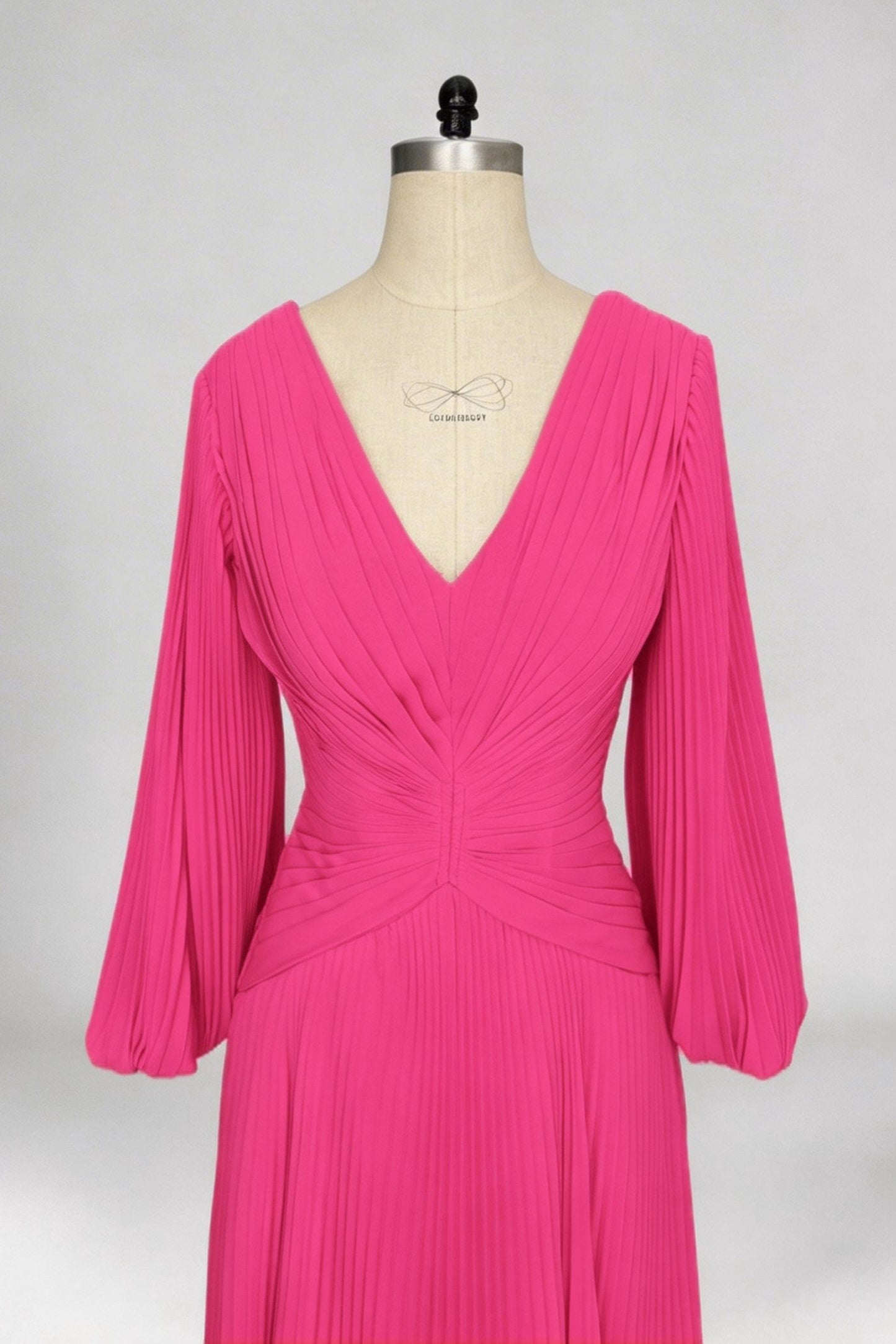 A Line V-Neck Mother of the Bride Dresses with Ruched CM0367