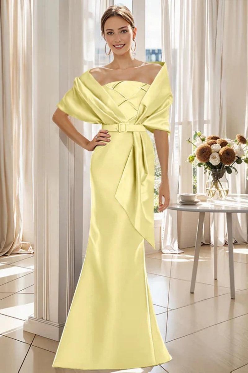 Trumpet 2 Pieces Floor Length Mother of the Bride Dresses CM0370 - COCOMELODY