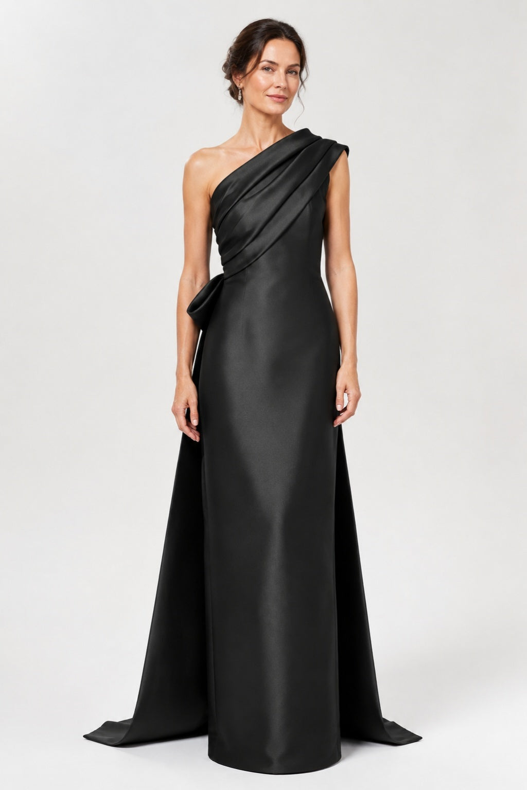 Sheath Column One Shoulder Mother of the Bride Dresses CM0372