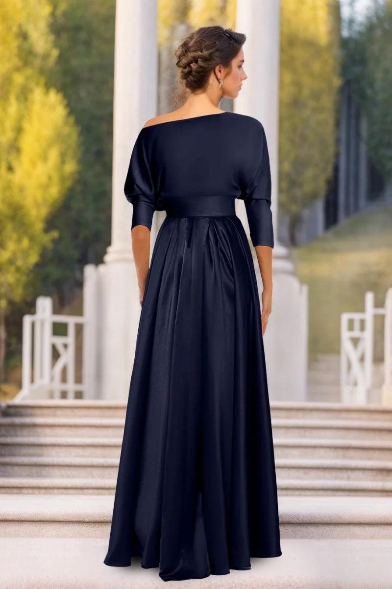 A Line One Shoulder Asymmetrical Mother Dresses CM0374