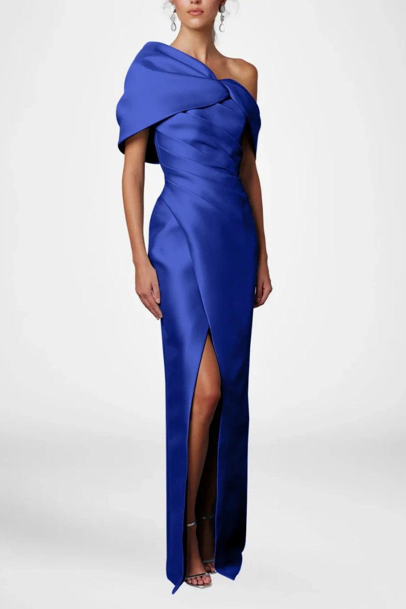 Sheath Column Half Sleeves Floor Length Mother Dresses CM0376 - COCOMELODY