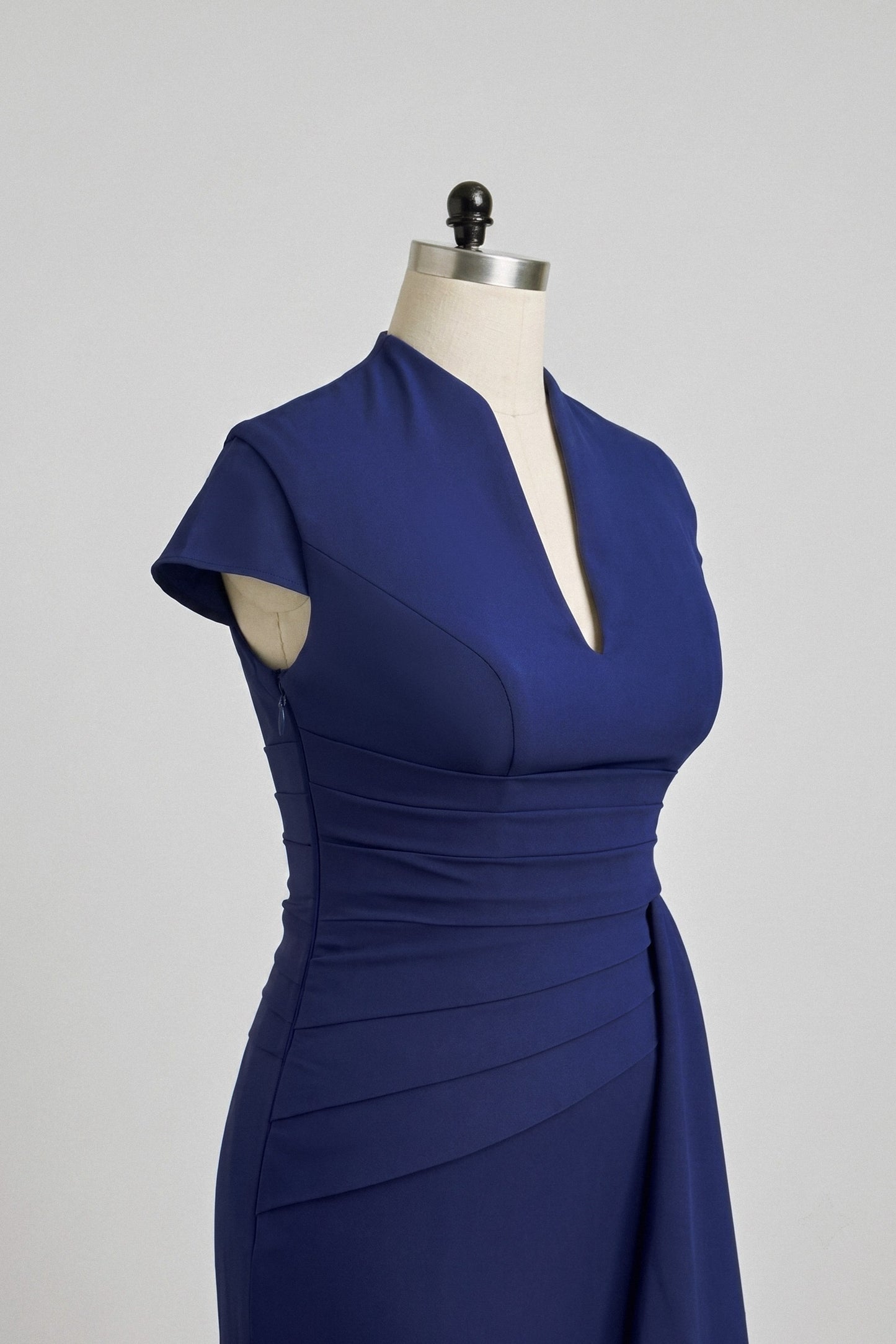 Sheath Column V Neck Short Sleeves Floor Length Mother Dresses CM0377