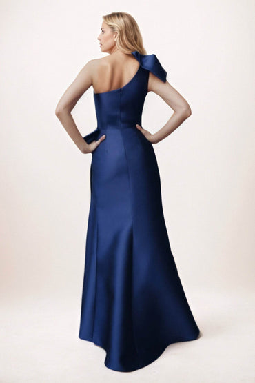 Sheath-Column Maxi Satin Mother of the Bride Dresses CM0383 - COCOMELODY