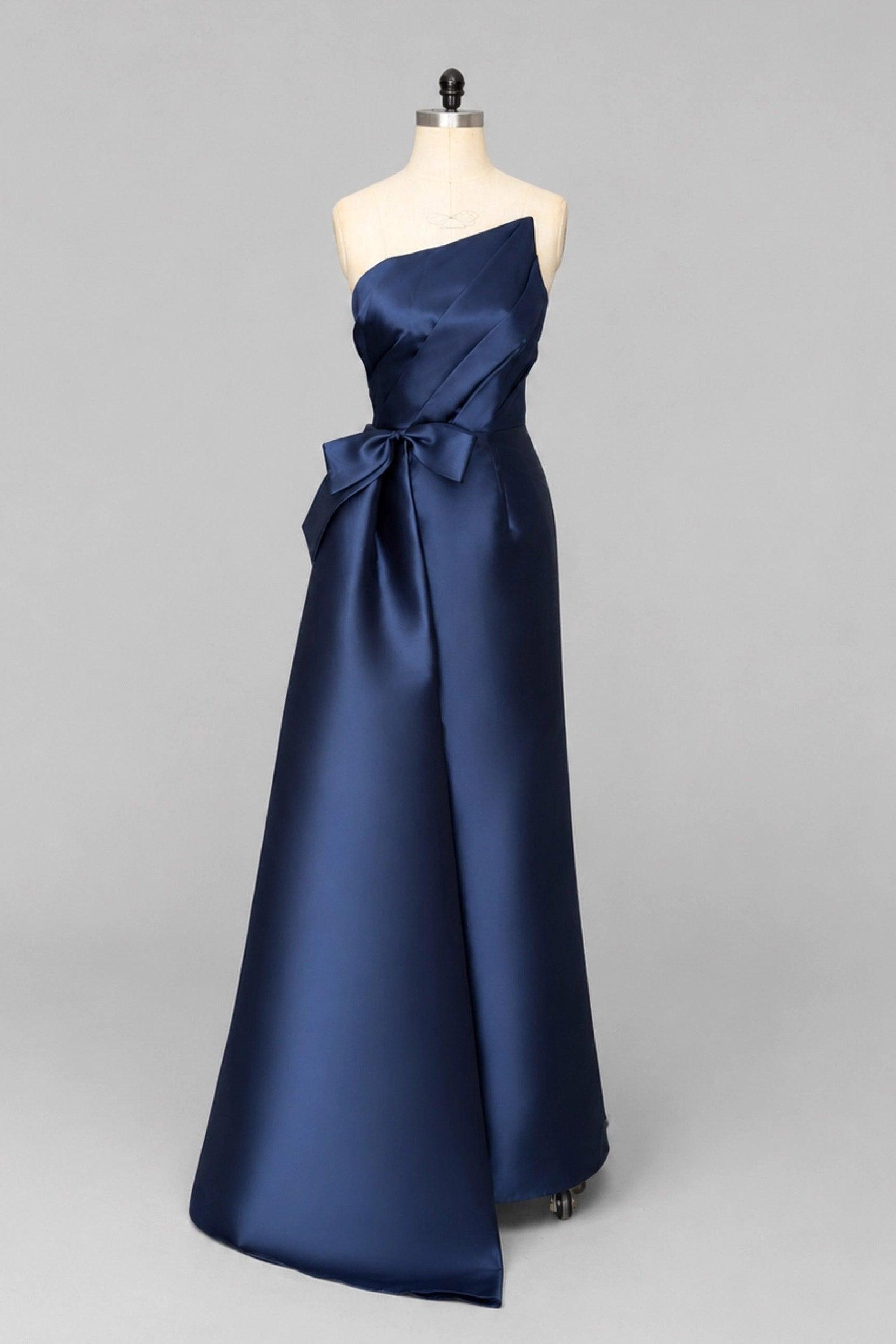Trumpet-Mermaid Maxi Mikado Mother of the Bride Dresses COCOMELODY