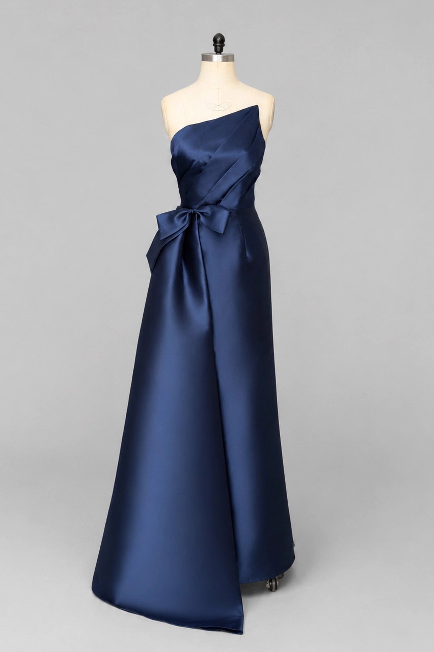 Trumpet-Mermaid Maxi Mikado Mother of the Bride Dresses CM0386