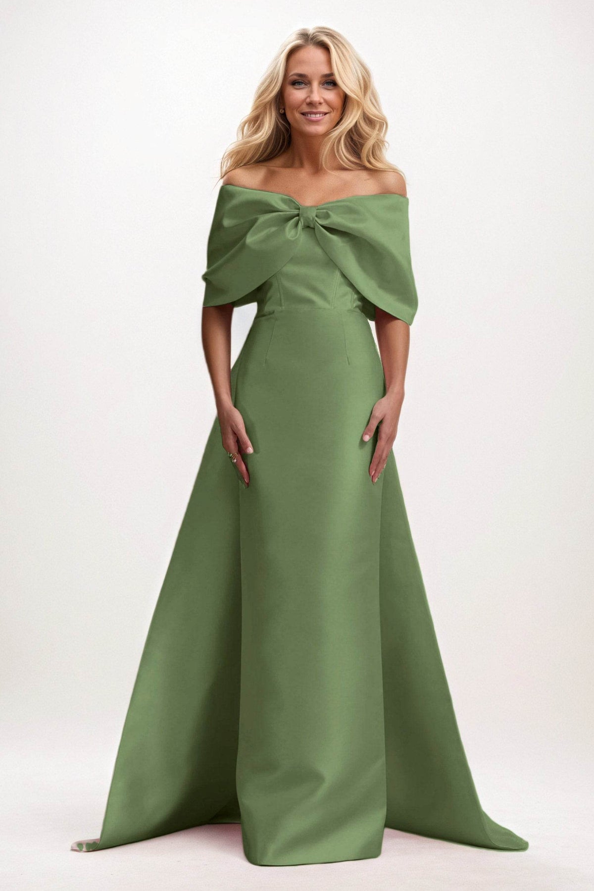 Off-the-Shoulder Mother of the Bride & Groom Dresses  COCOMELODY