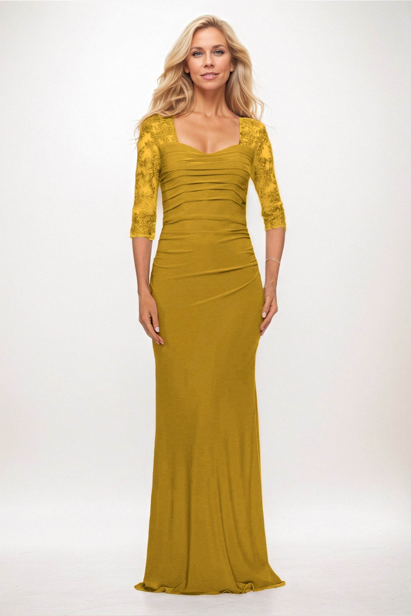 Trumpet-Mermaid Maxi Elastic Cloth Mother of the Bride Dresses CM0395 - COCOMELODY