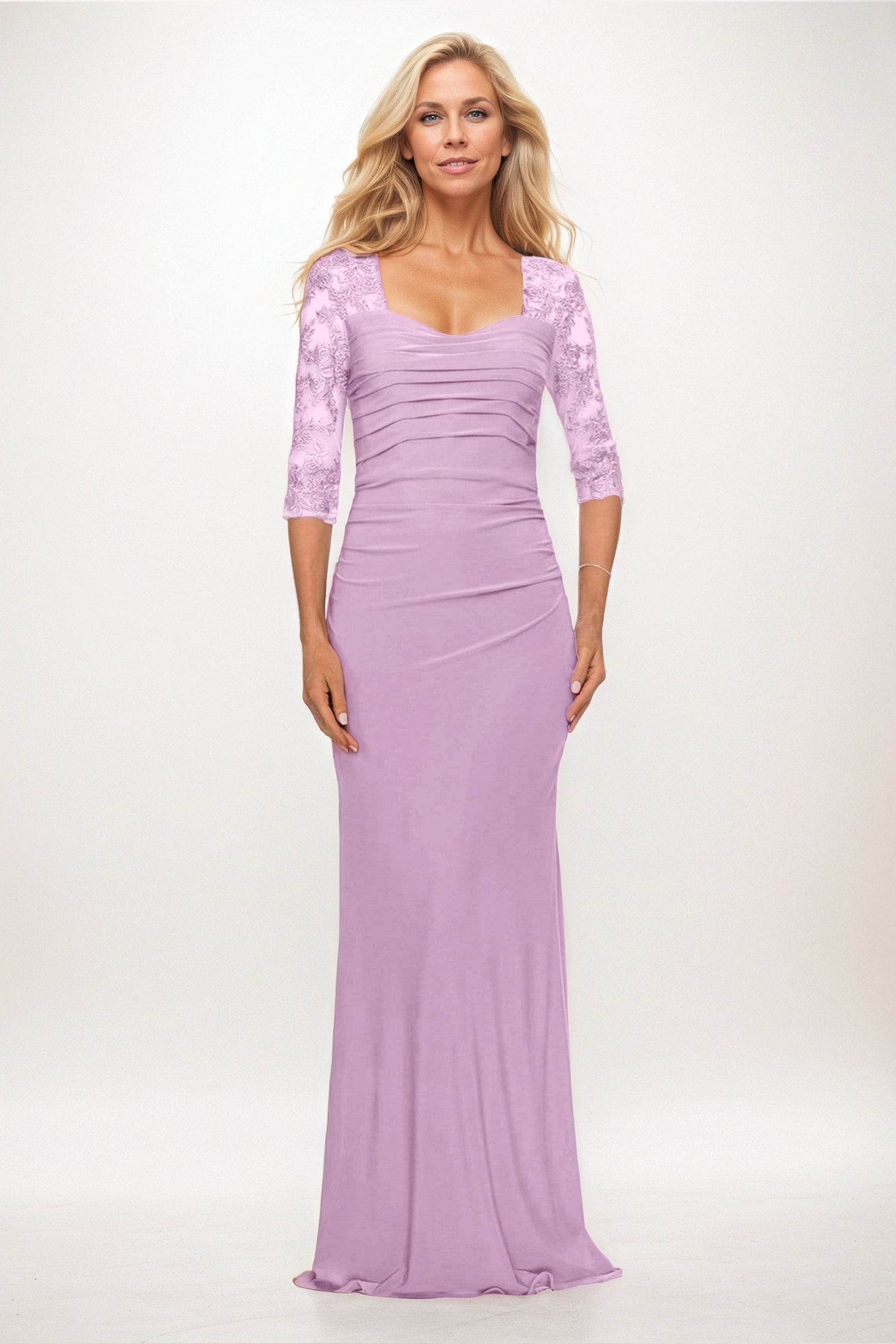 Trumpet-Mermaid Maxi Elastic Cloth Mother of the Bride Dresses CM0395 - COCOMELODY