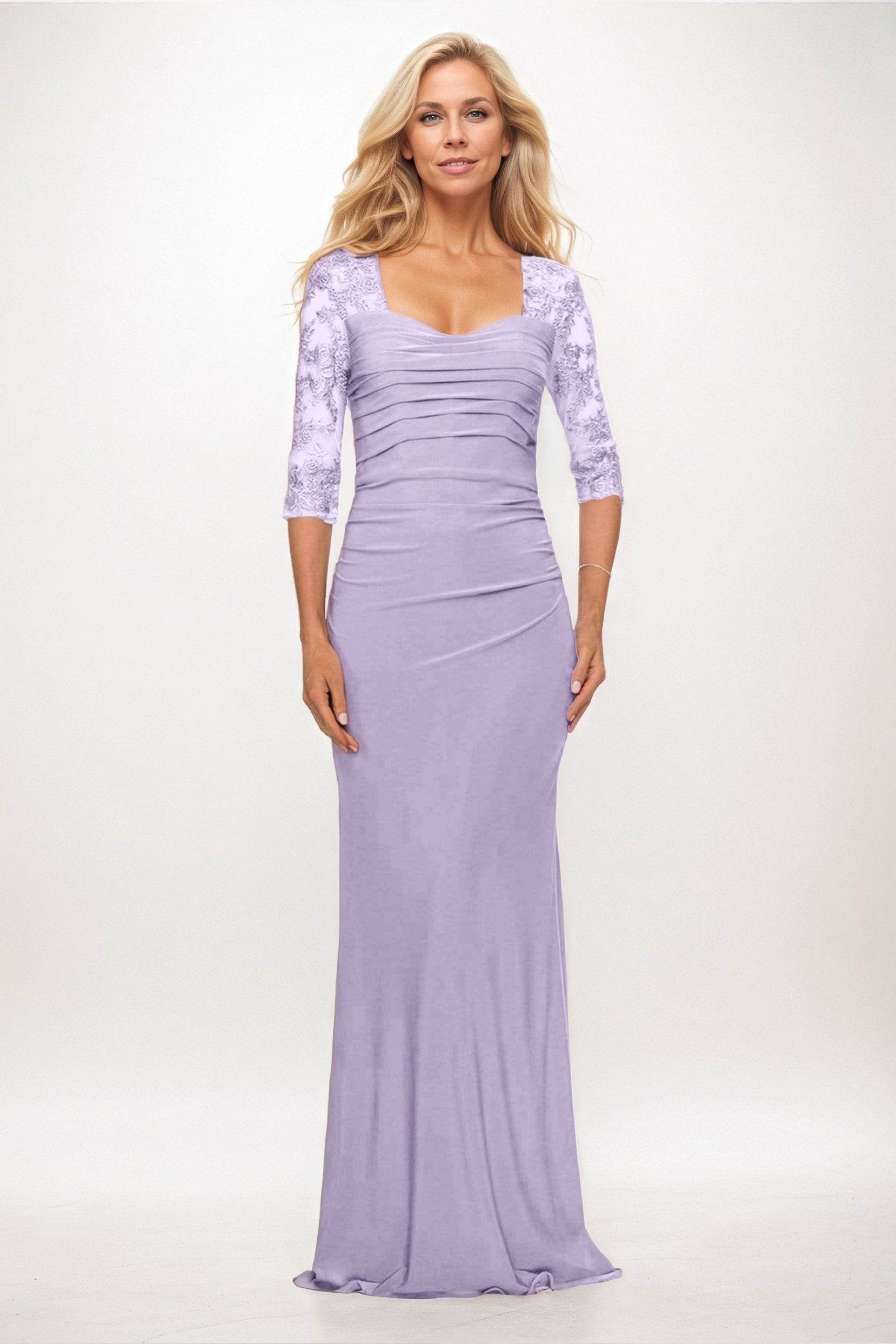 Trumpet-Mermaid Maxi Elastic Cloth Mother of the Bride Dresses CM0395 - COCOMELODY