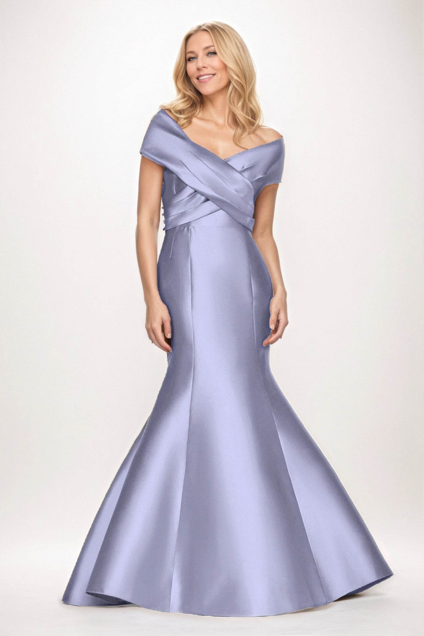Trumpet-Mermaid Maxi Satin Mother of the Bride Dresses CM0407 - COCOMELODY