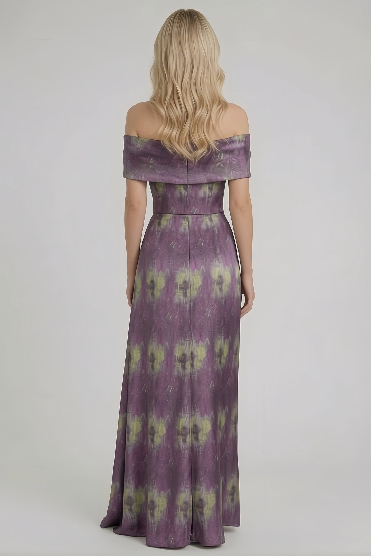 Sheath-Column Floor Length Jacquard Mother of the Bride Dress CM0420