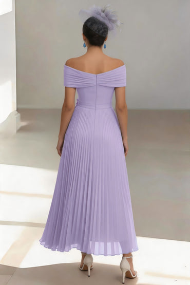 A-Line Ankle Length Chiffon Mother of the Bride Dress CM0457