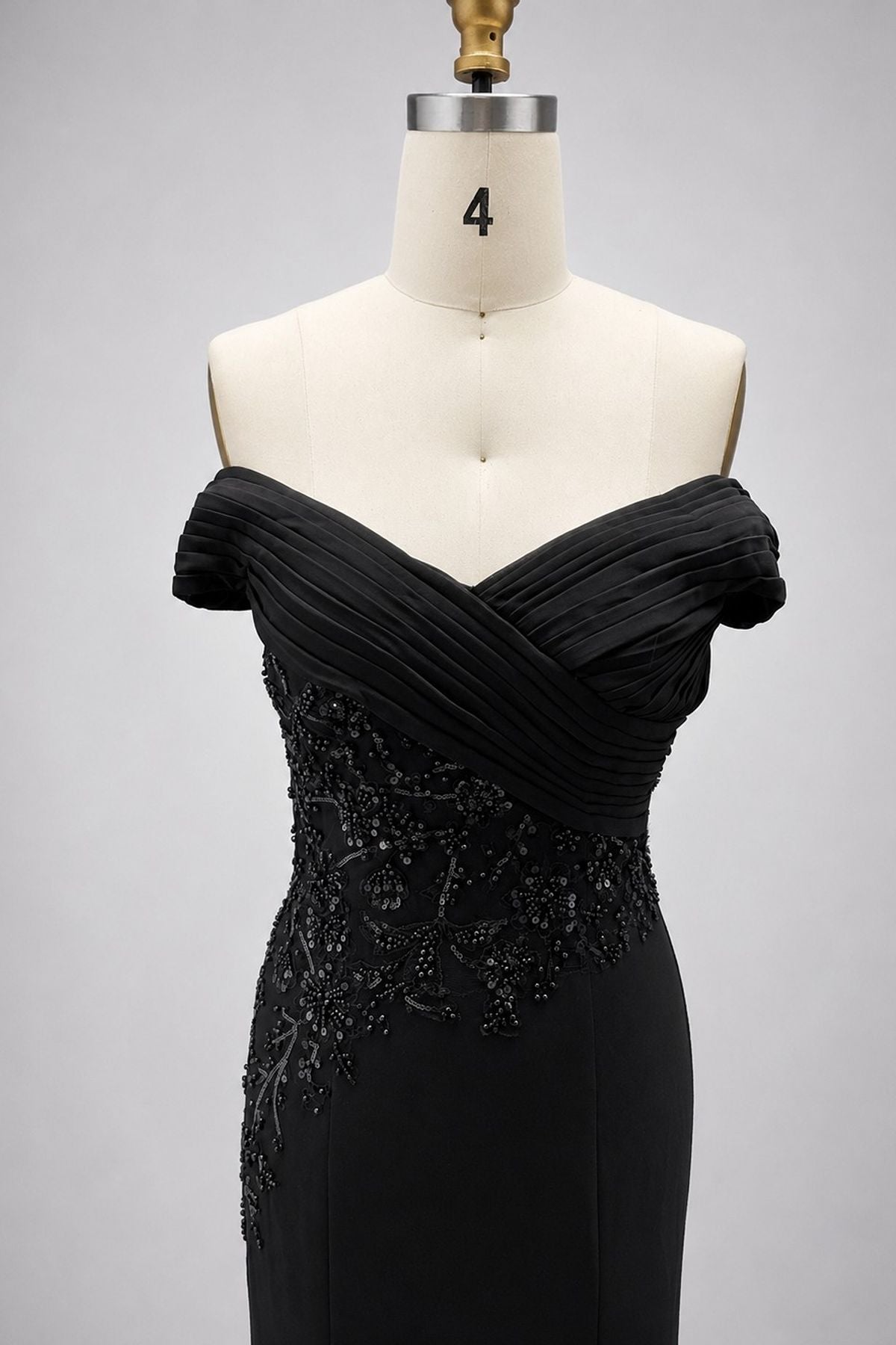Sheath-Column Floor Length Chiffon Stretch Satin Mother of the Bride Dress CM0468