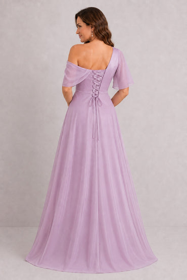 A-Line Floor Length Chiffon Mother of the Bride Dress CM0469