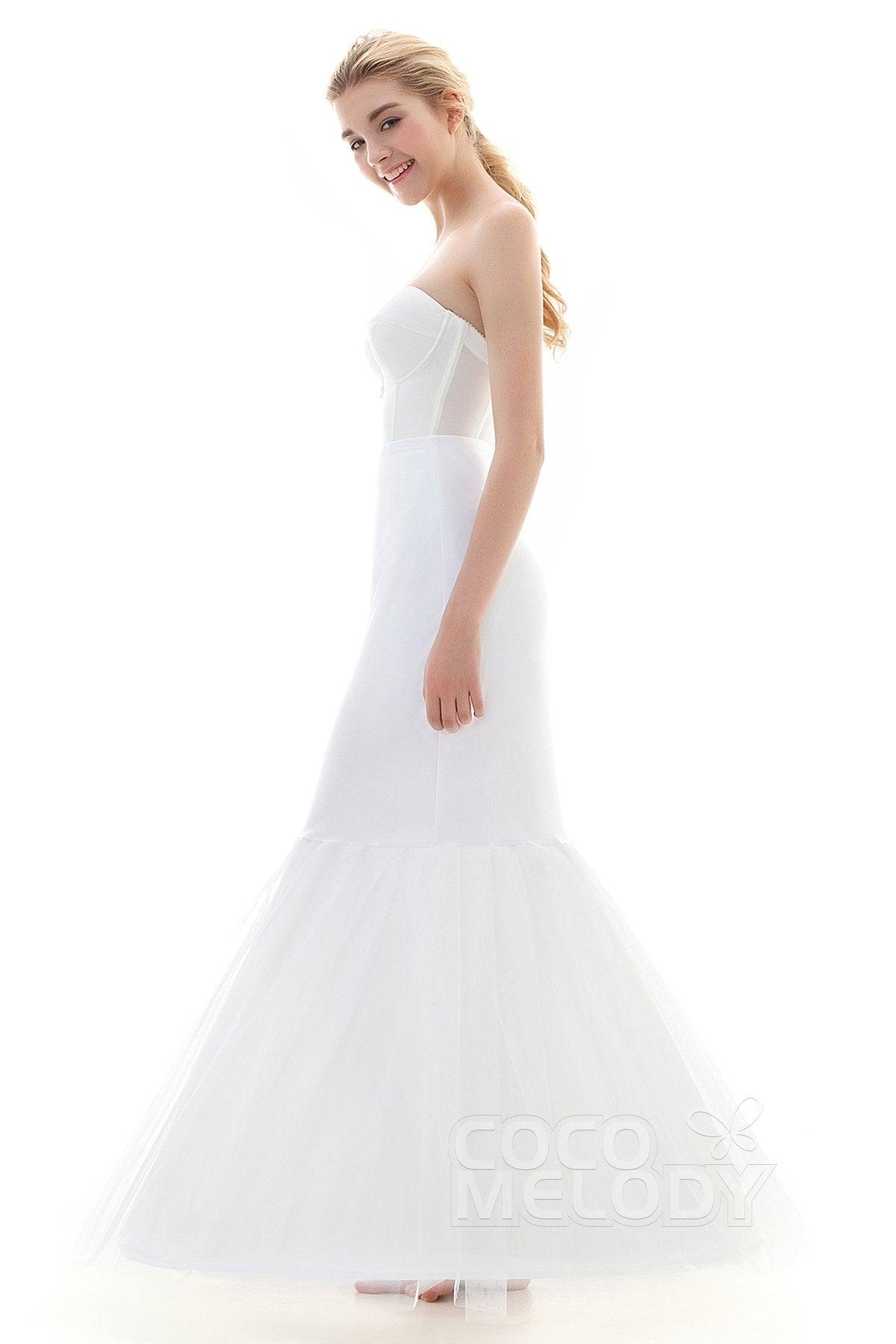 Mermaid Floor-Length 1 Hoop Wedding Petticoats CP0013003 - COCOMELODY