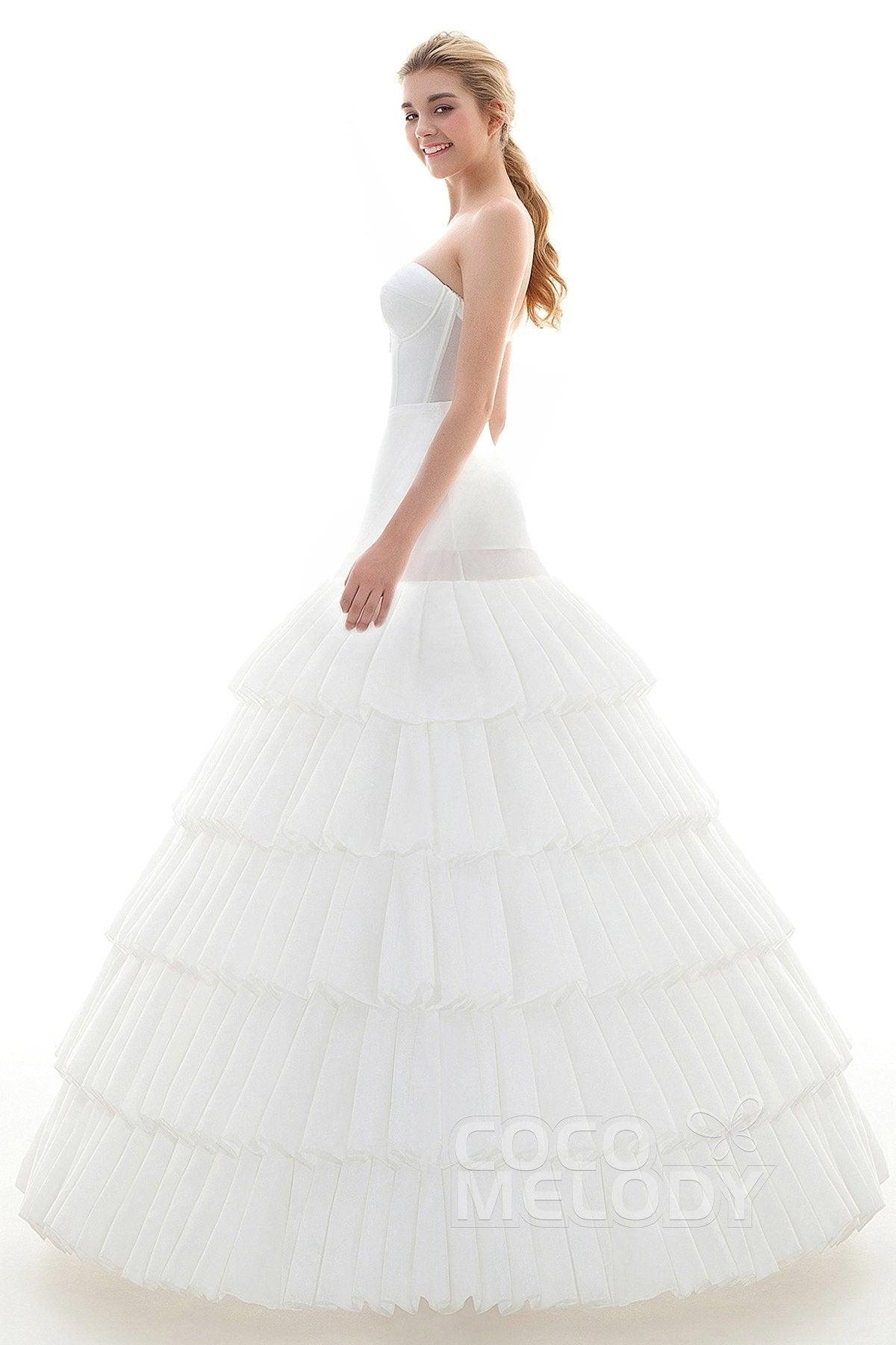 Ball Gown Floor-Length 5 Hoops Wedding Petticoats CP0016004 - COCOMELODY