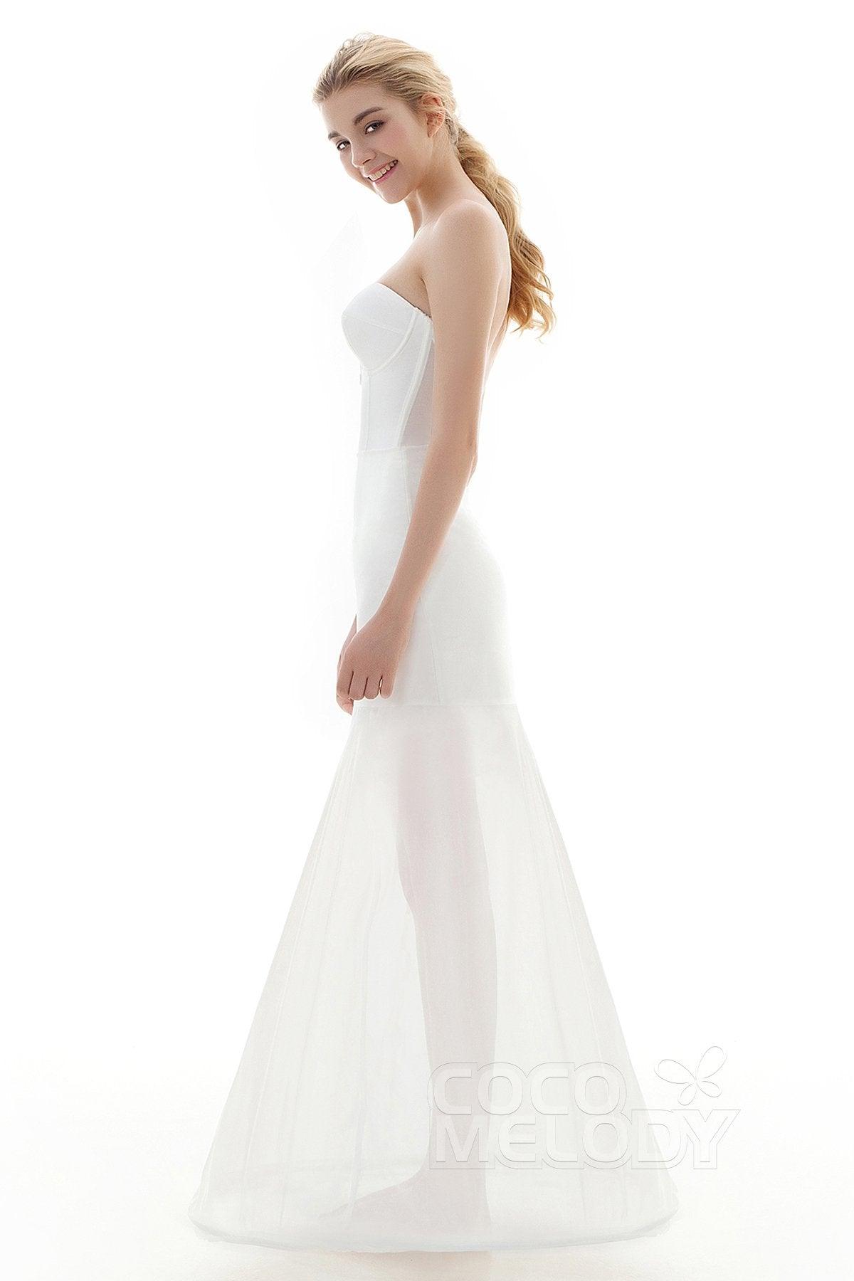 Mermaid Floor-Length 1 Hoop Wedding Petticoats CP001600A - COCOMELODY