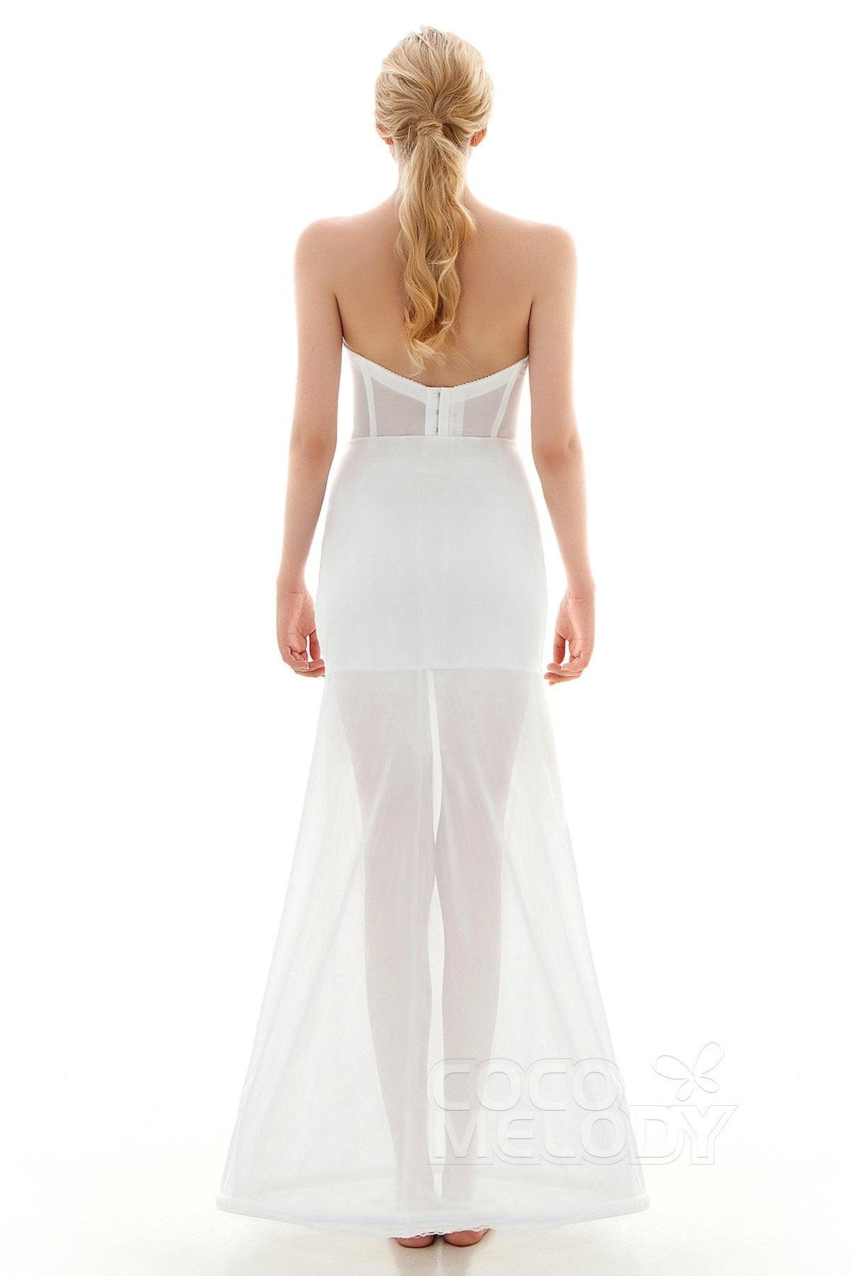 Mermaid Floor-Length 1 Hoop Wedding Petticoats CP001600A - COCOMELODY