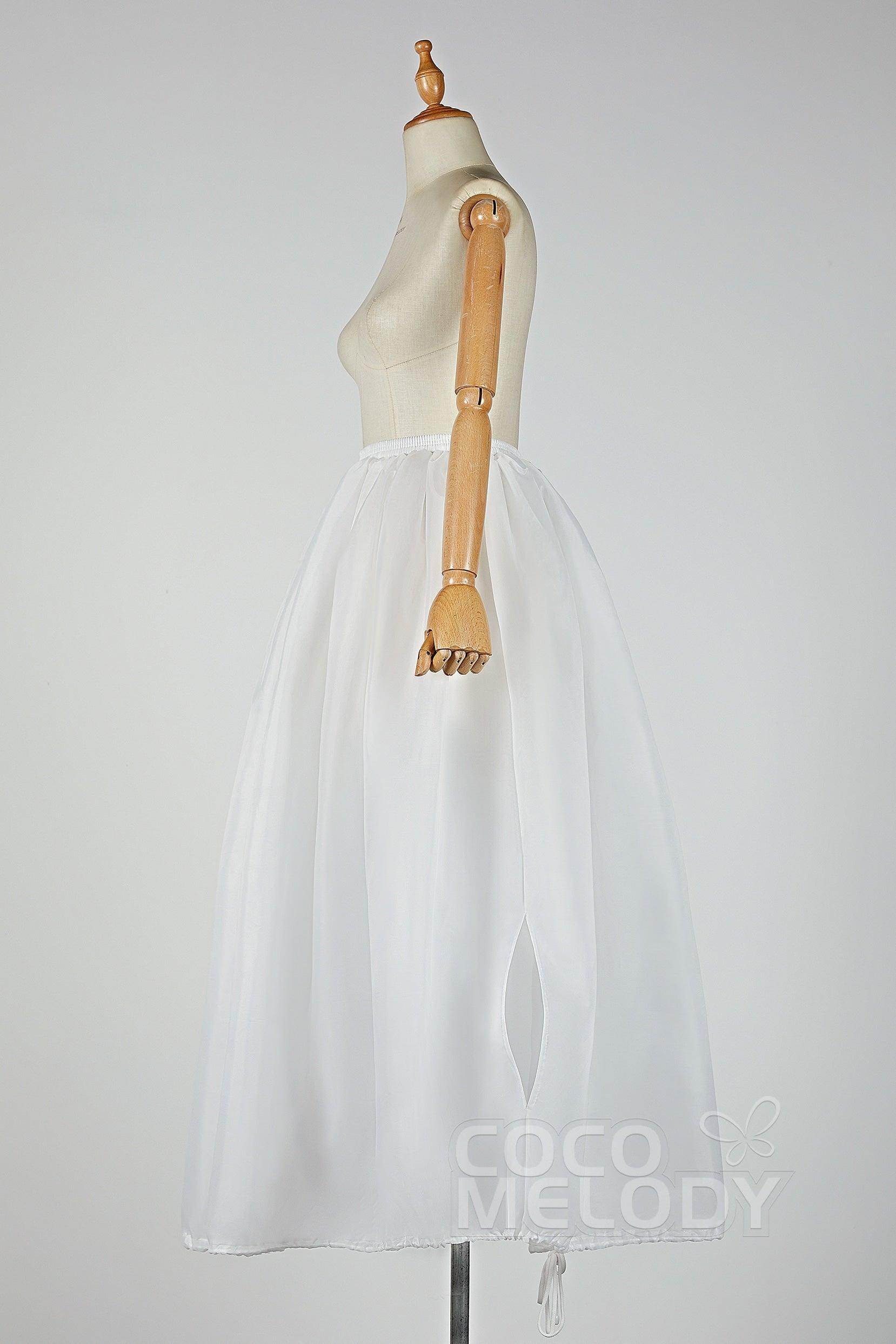 A-Line Wedding Dress Bathroom Helper COCOMELODY CP0023