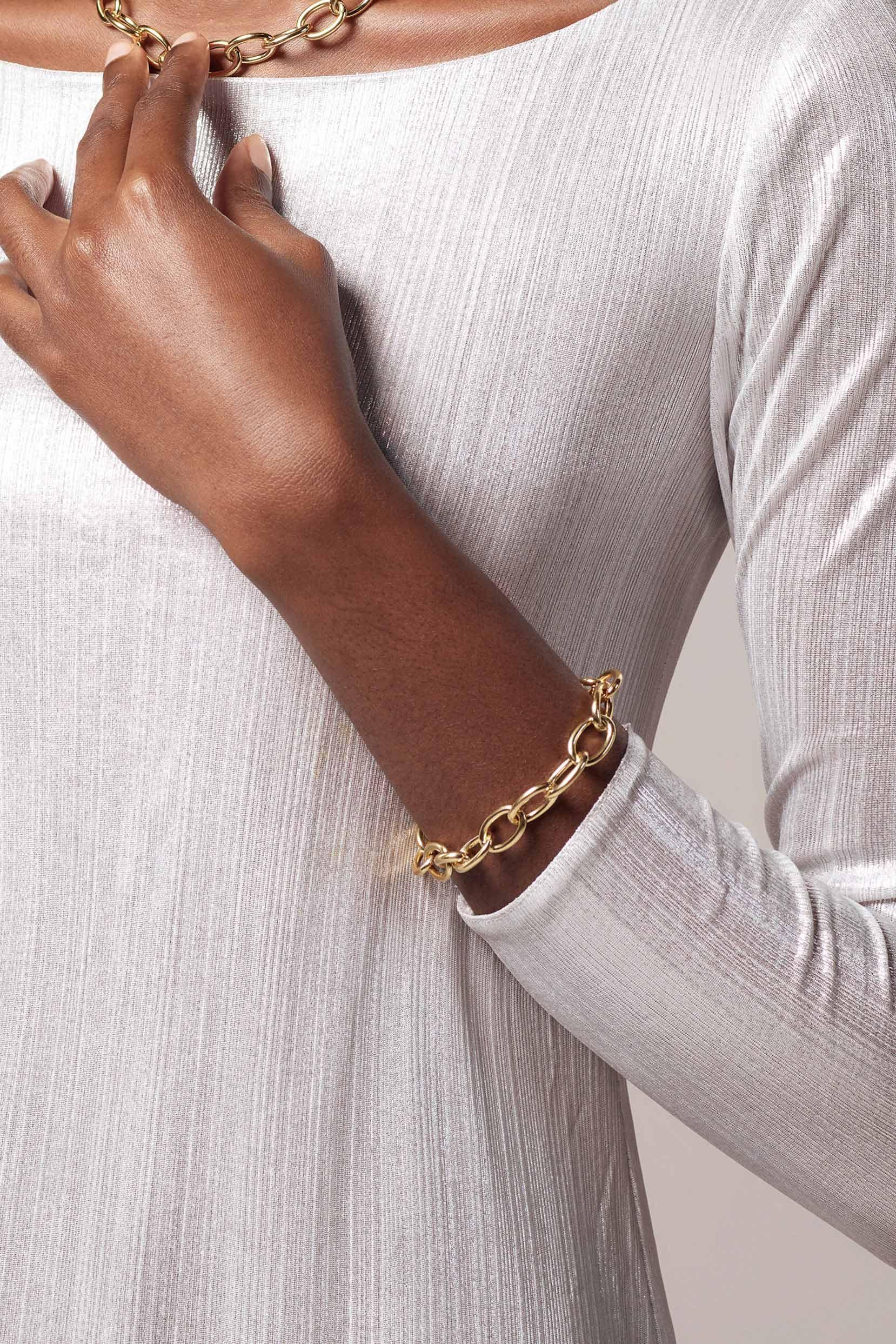 Yellow Gold Plated Bracelets CQ0046 - COCOMELODY