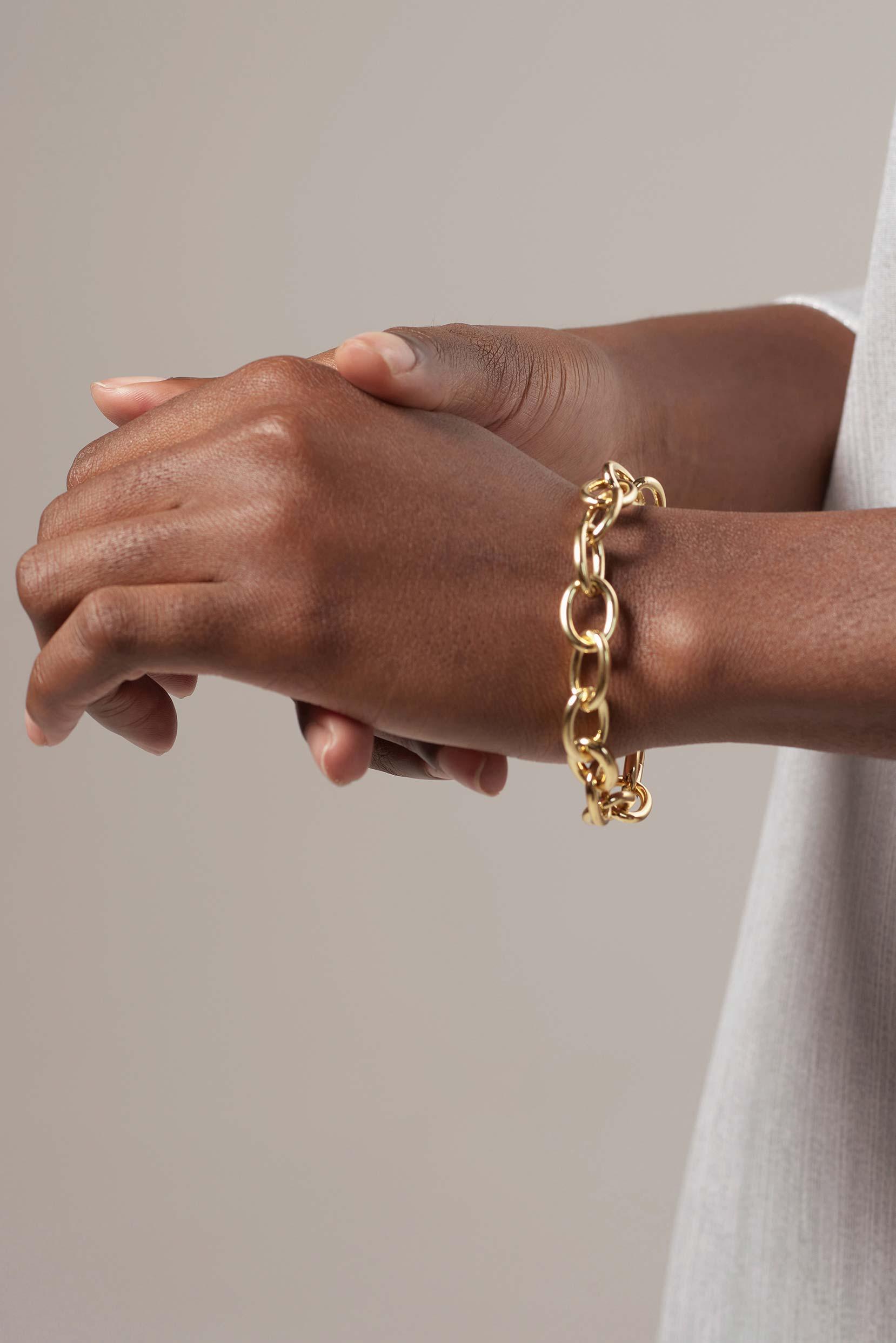 Yellow Gold Plated Bracelets CQ0046 - COCOMELODY