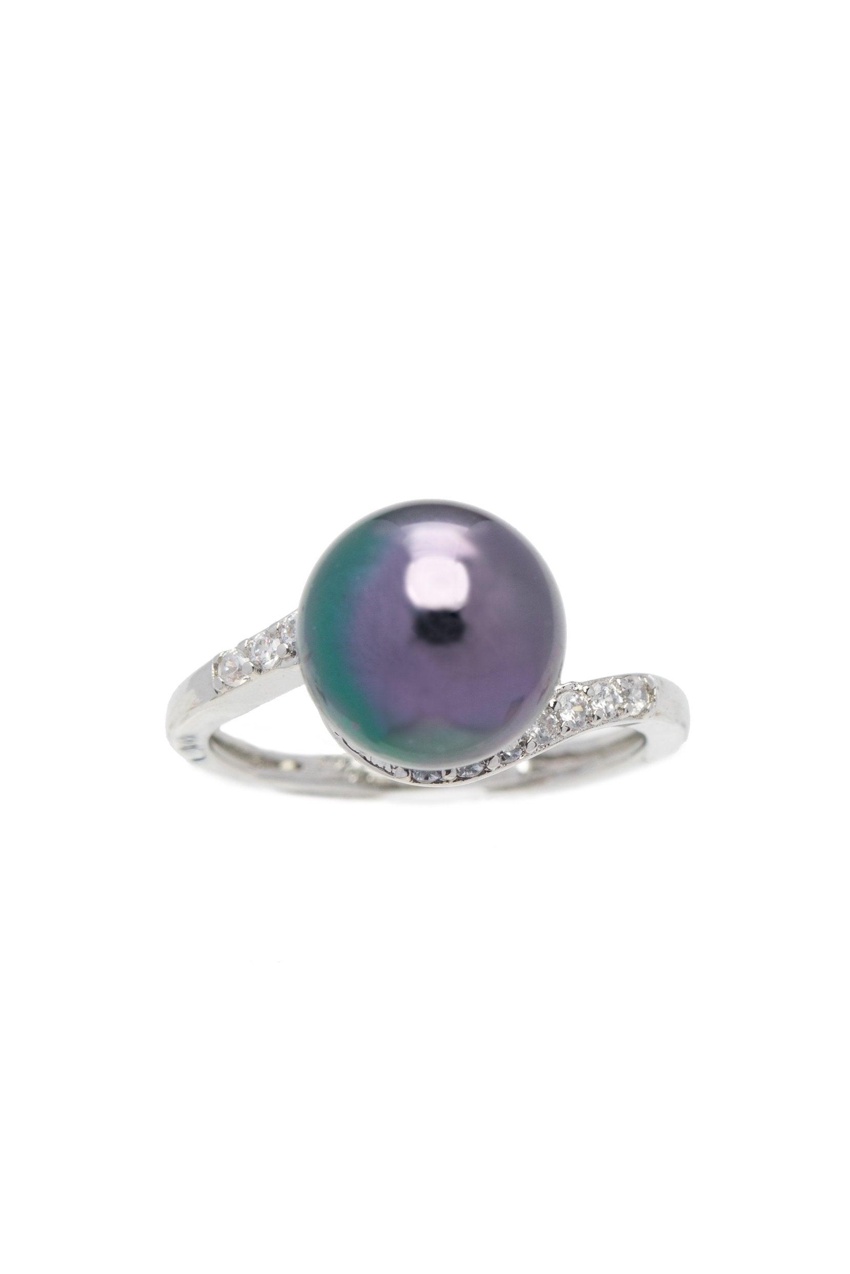 Alloy Rings with Pearl CR0011 - COCOMELODY