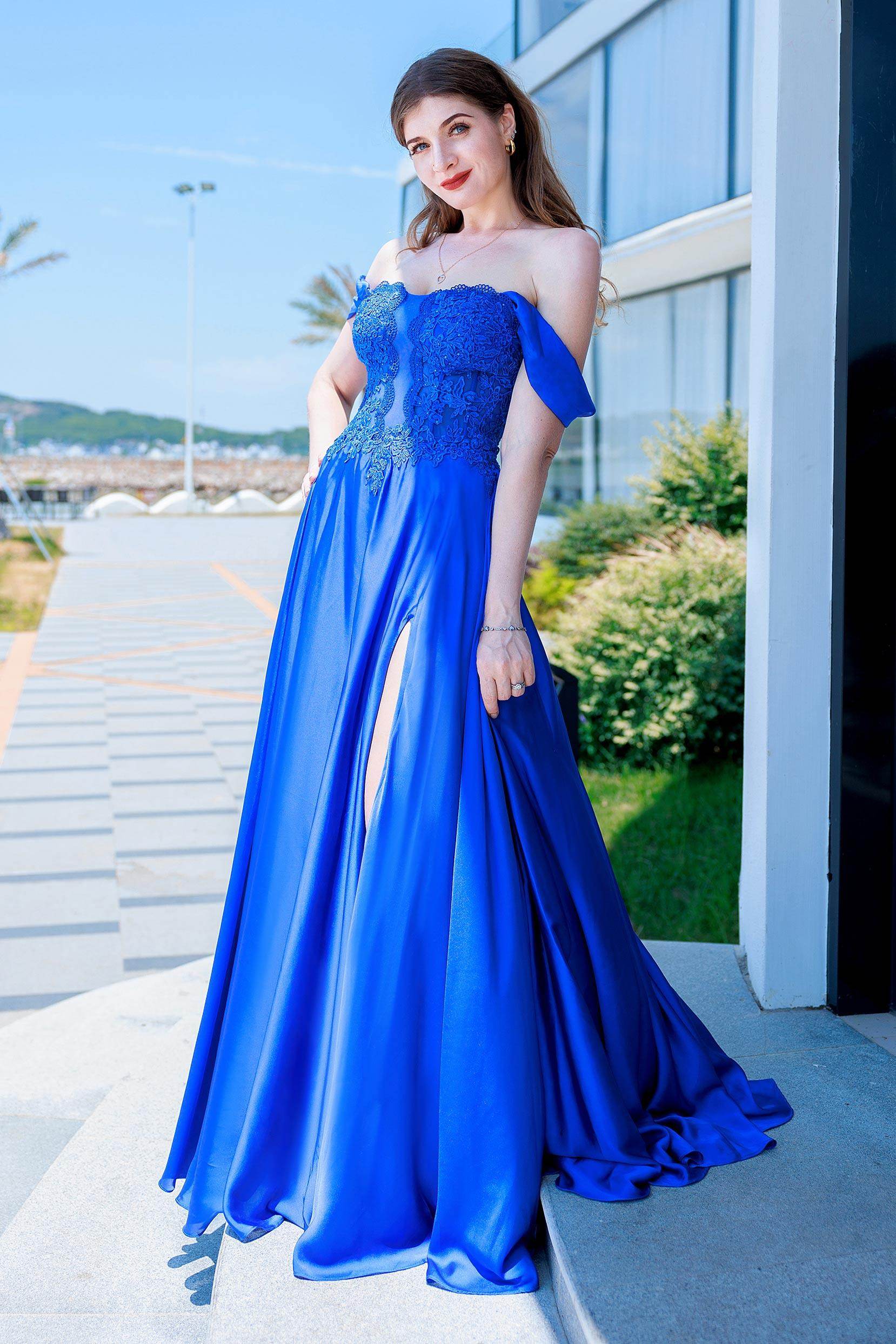 A-Line Floor Length Forged Chiffon Prom Dress CS0485 A-Line Floor Length Forged Chiffon Prom Dress CS0485