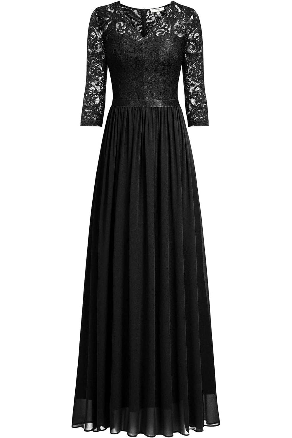 A-Line Floor Length Chiffon Prom Dress CS0421 - COCOMELODY