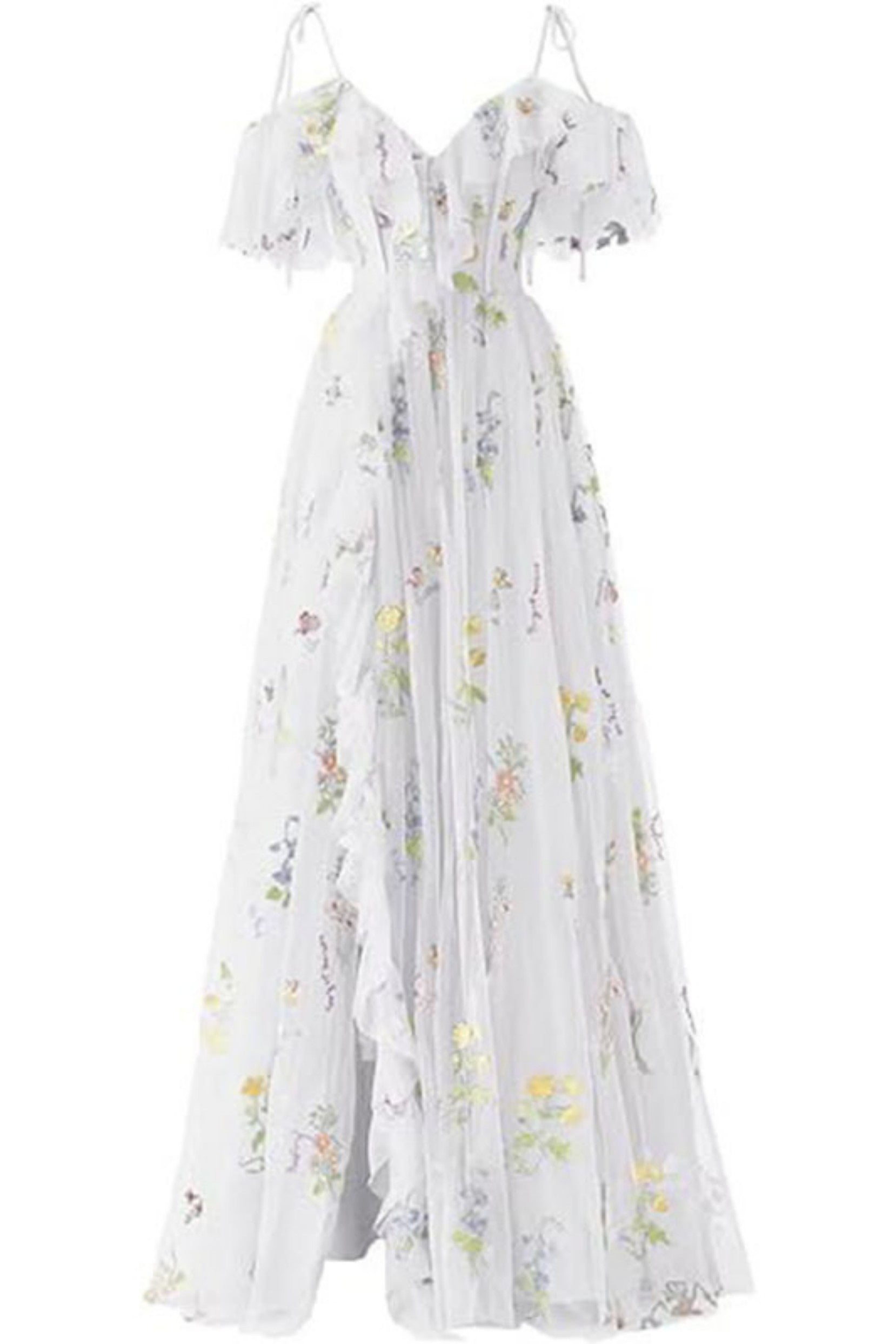 cocomelody prom dresses A-Line Floor Length Print Prom Dress COCOMELODY CS0441, Blushing Pink